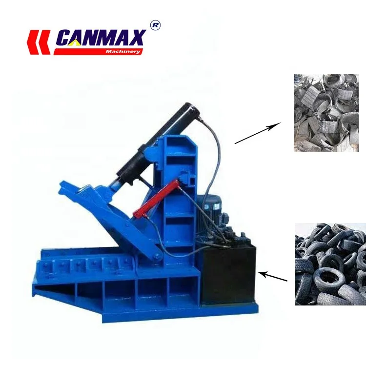 Whole Tire Shredder / Rubber And Plastic Shredder Machine / Wasted Tire Recycling Machine For Rubber Powder