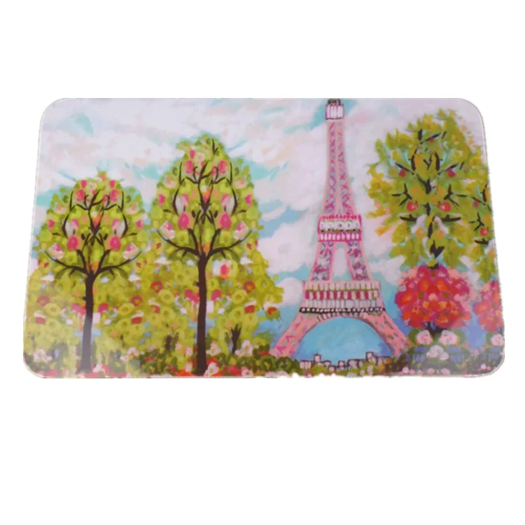 Germany L:23.5cm W:12CM LFGB White Custom Printed Food Grade Melamine Cutting Board Chopping Breakfast  Board ( Item No. C-2002)