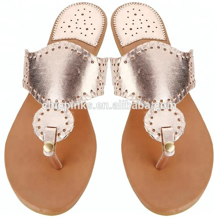 Factory Women Custom Print White Flip Flops