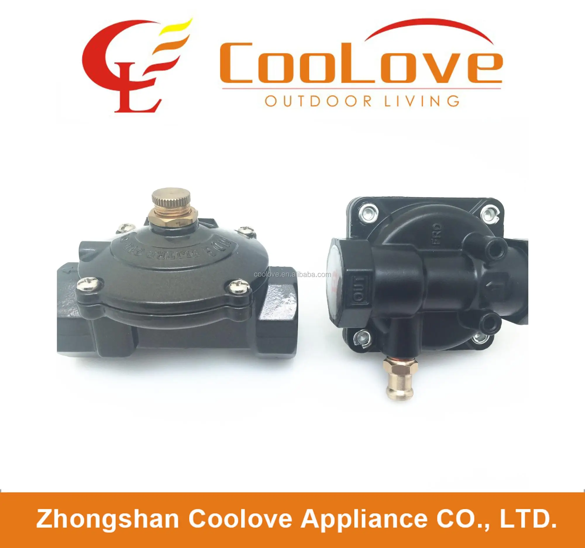 natural gas regulator solenoid check valves