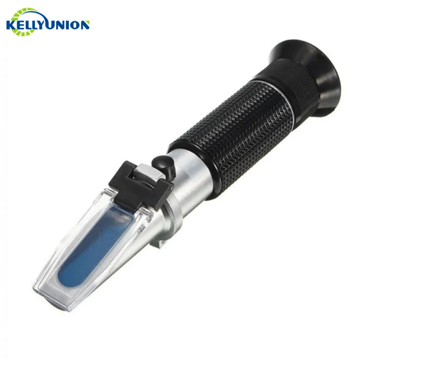 Handheld refractometer Brix 0-28% Wine Fruit sweetness salinity meter alcohol alcoholometer Concentration with high precision