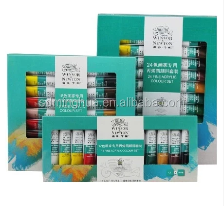 Winsor & newton Professional Pigment 10ml 18 Color Acrylic Colours Paints Set For Kids Painting