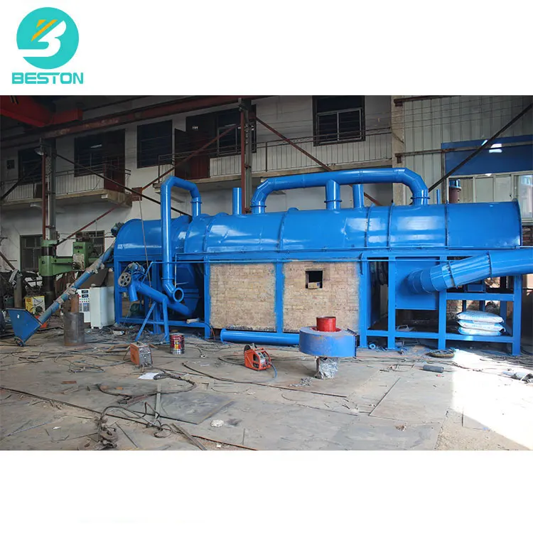 Beston BST-10 1-2T/H Sawdust Carbonization Furnace to Charcoal carbonization machine