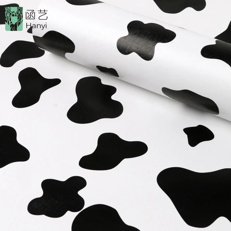 Lovely cow pattern decorative 3d ceiling wallpaper, vinyl wallpaper sticker
