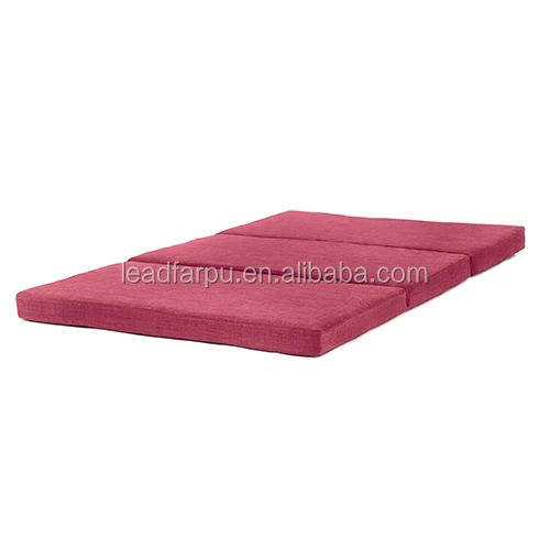 Folding up Guest Mattress Foam Bed Sofa Bed Home Furniture Modern Customized 100% Polyester Single & Double Sizes Medium