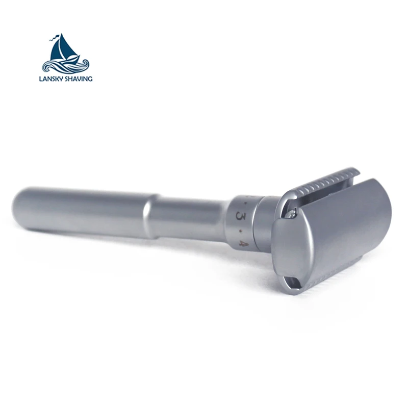 Best seller Chrome Adjustable blade razor double edge metal safety shaving razor