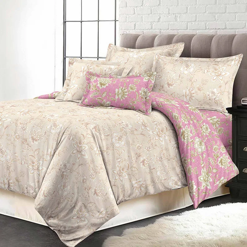 New design printed luxury bedding comforter sets double size bed sheets bedding sets