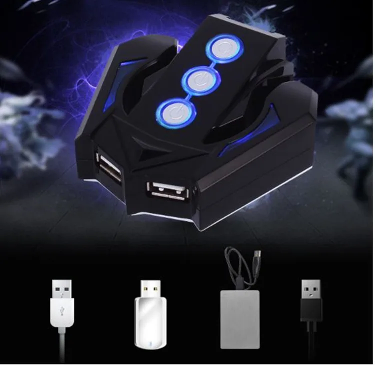 Hot sale computer accessory desk switch power supply with headphone holder for computer power switch