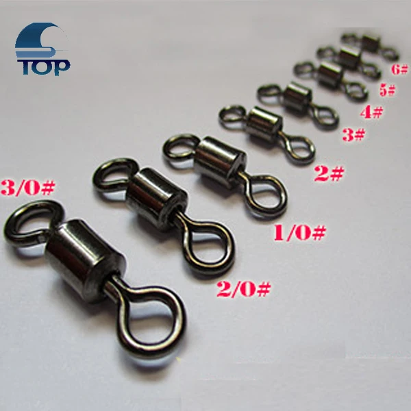 Tackle Accessory the us swivels rolling swivel fishing swivel with nickle surface