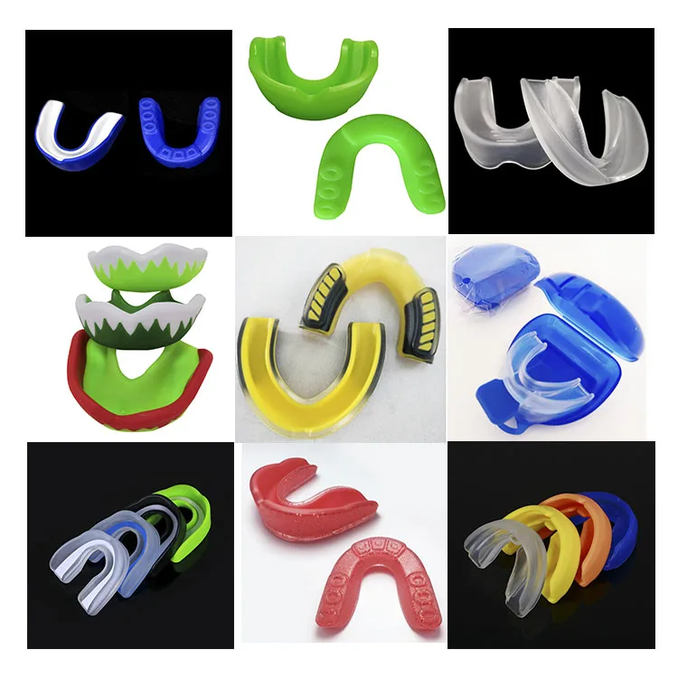 Custom hot sale eco eva silicone gel rubber mouth guard mma muay thai sanda kick boxing gum shield mouth guard