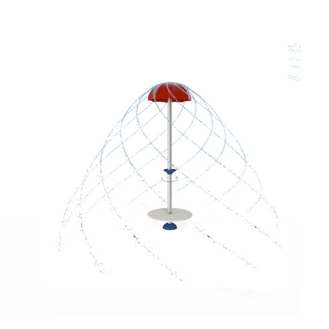 Water Park Toys Fiberglass Rain Mushroom Water Spray Mushroom Equipment