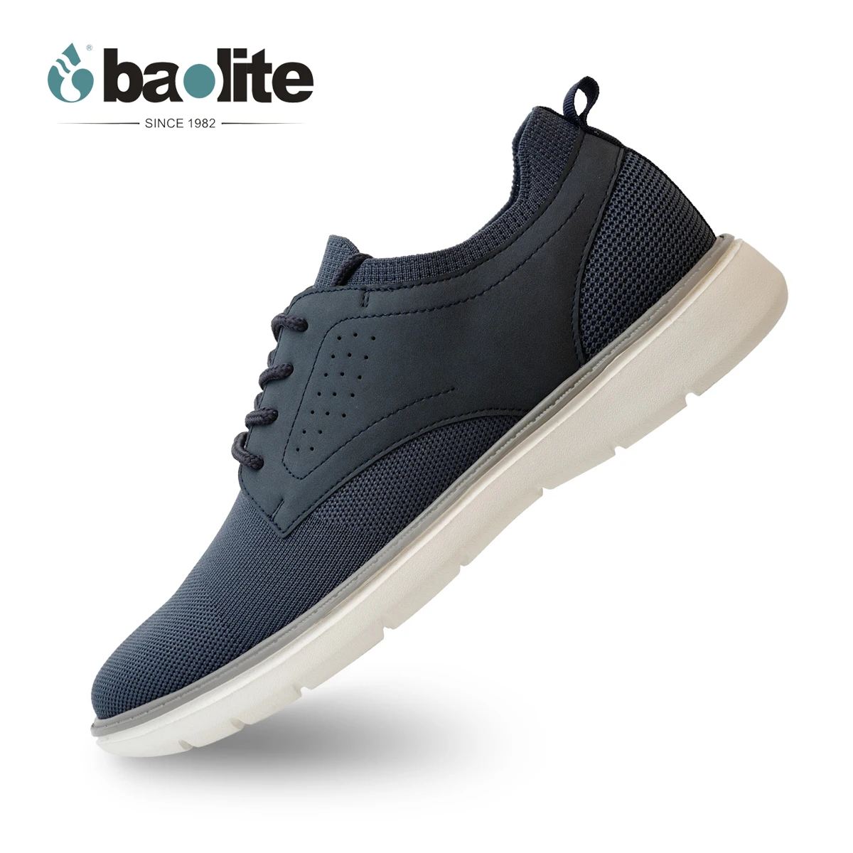 Baolite Knit upper comfort walking formal shoe men casual shoes