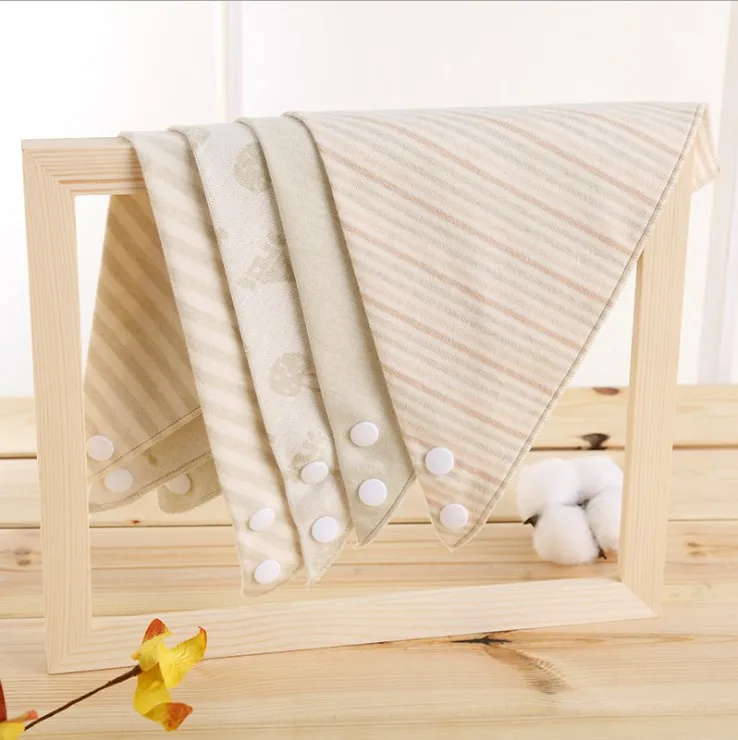 
Wholesale:Organic Colored Cotton Baby Bib,Baby Bandana Bibs 