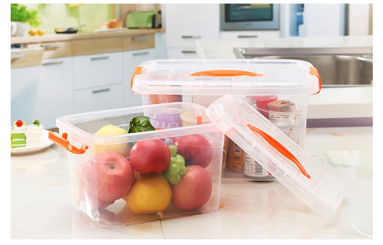 See-through Plastic Boxes Container Cloth Organizer Manufacturers Storage Box Transparent Plastic Storage Box With Wheels