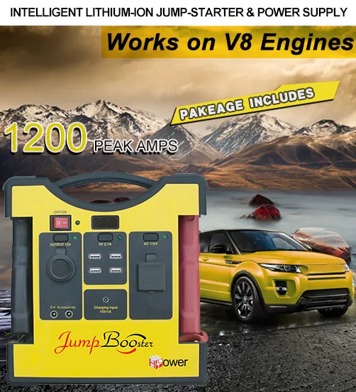 Wholesale 12V 2000A Portable Car Jump Starter Battery Booster With Inverter