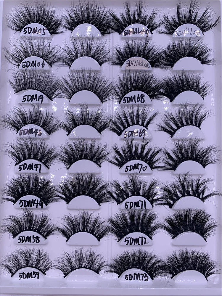 Muting Eye Lash Case Blink Flat Private Label 3D Wholesale Strip Volume Lashes Custom Cruelty Free False Eyelashes Mink