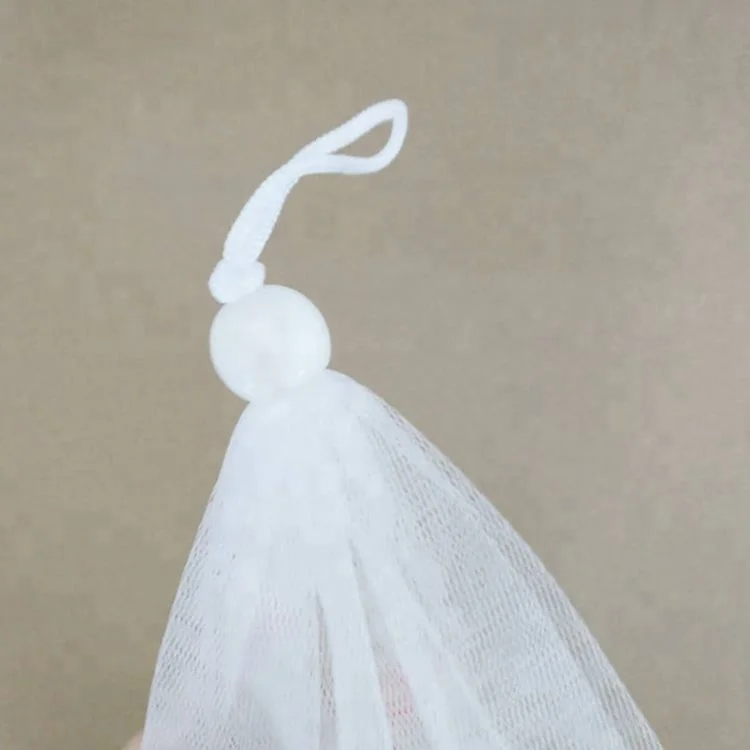 Нейлон двойной слой дизайн лица пенясь сетки мыло чистая