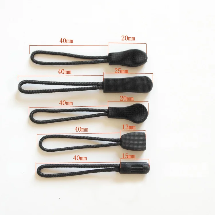 Embossed logo charms metal zipper pull head