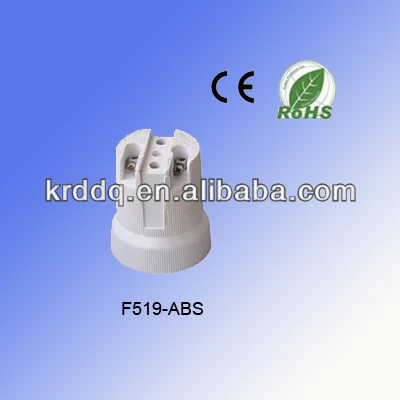 e27 f519 porcelain screw lampholder with RoHS certificate