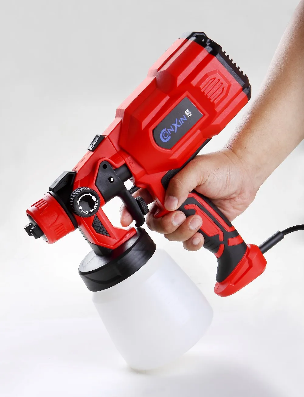 HVLP Type Width Adjustable 550W Electric Paint Spray Gun CX31