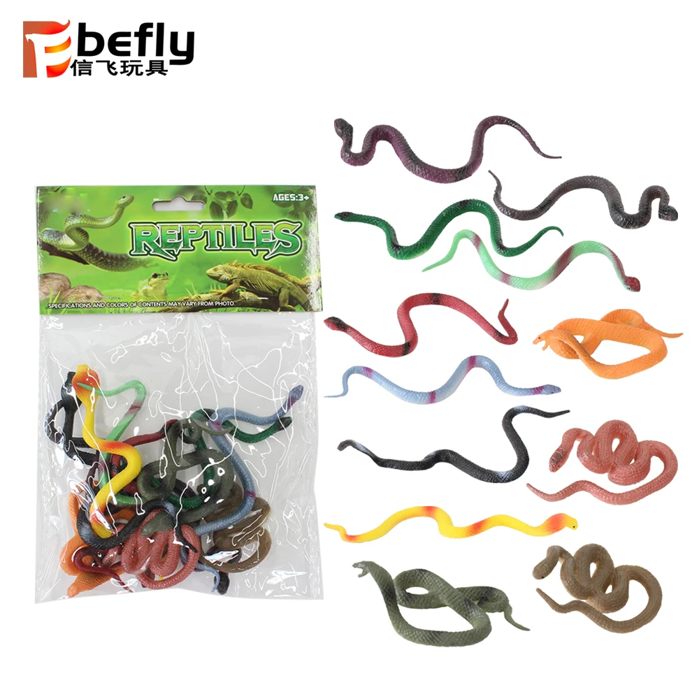 2019 new reptile snake figure mini plastics animals toys for kids