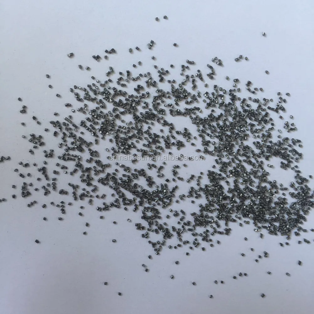 Large stock polished cut shot steel wire 1.0mm for shot peening