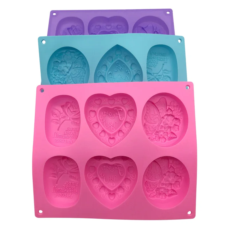 New Arrived  DIY  Homemade Silicone Soap Molds