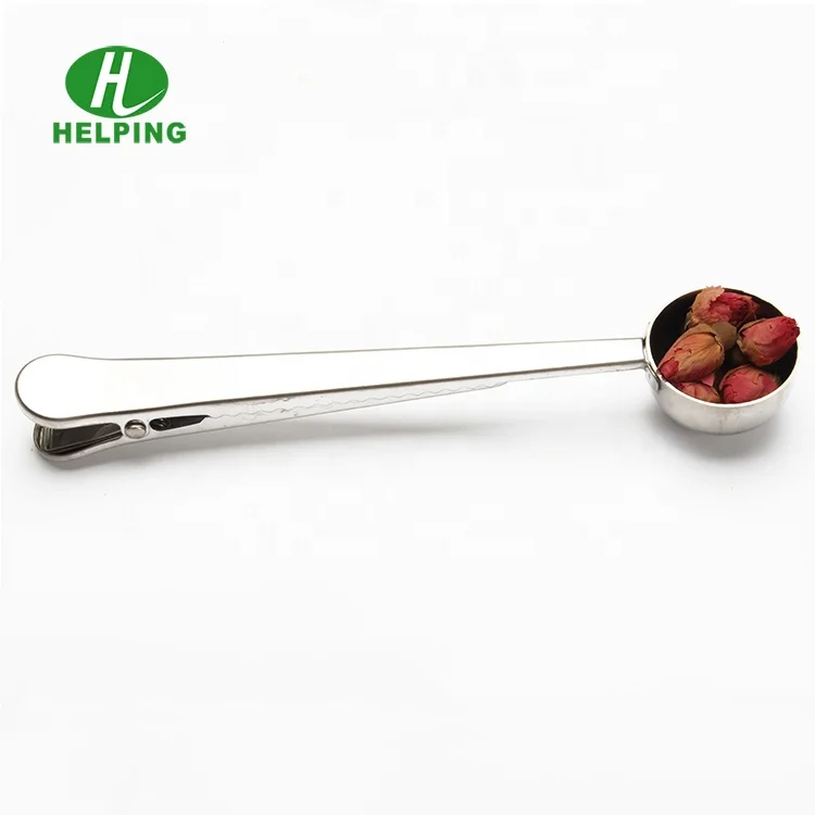 Coffee Tools Stainless Steel Crocodile Clip Coffee Spoon for Hotel Tea Shop