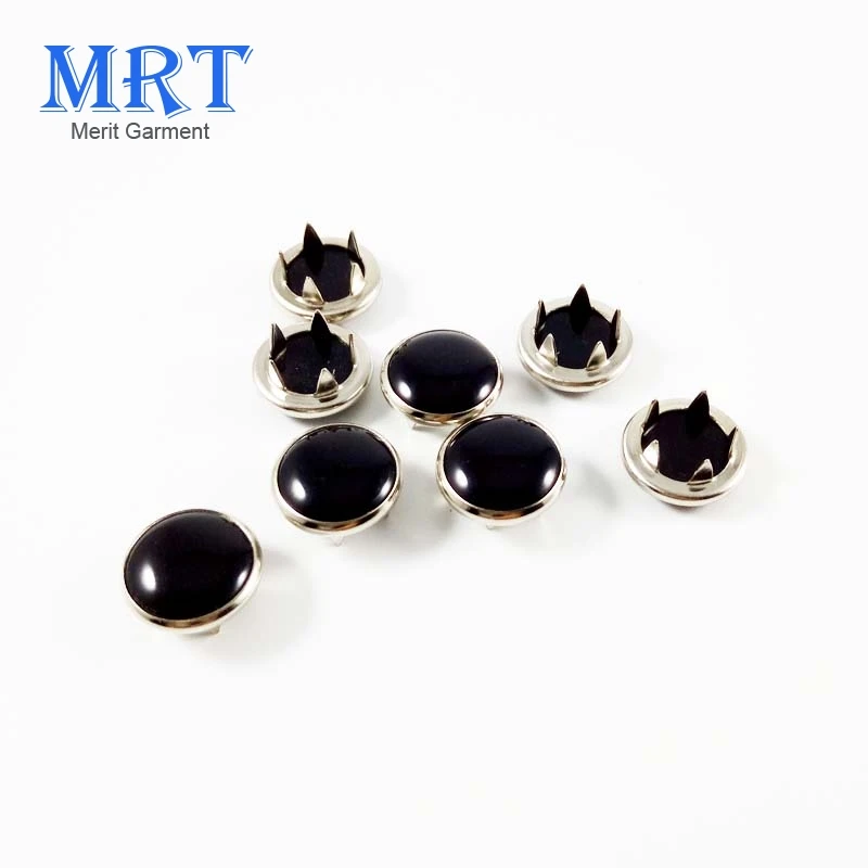 Четыре части зубец Застежка Кнопка, металлические комбинированные кнопки