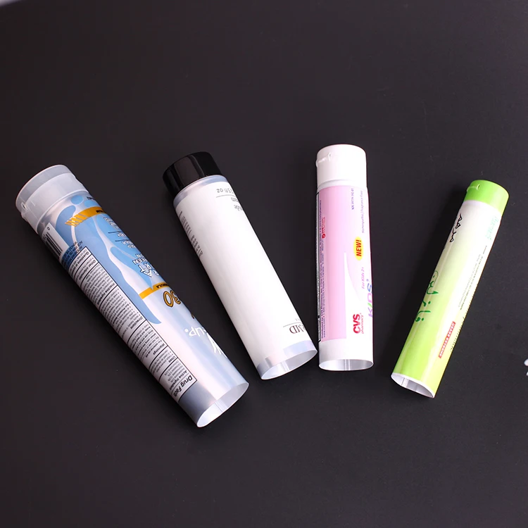
cosmetic usage plastic aluminum tube with foil sealing 