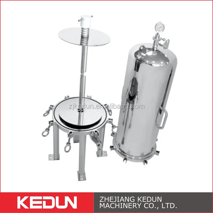 High quality and high grade sanitary ss304 316 lenticular beer wine filter housing