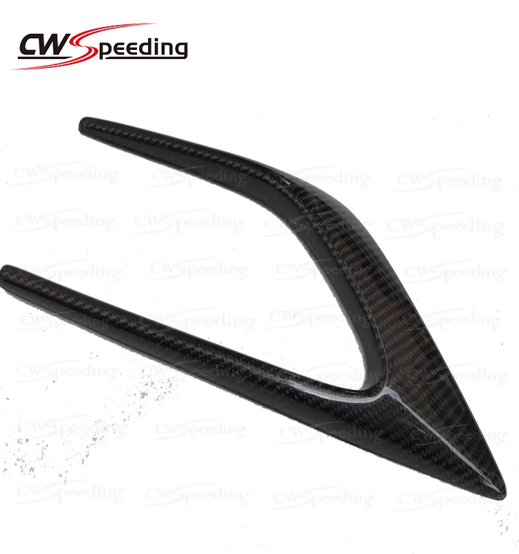 CARBON FIBER FRONT BUMPER VENTS FOR MERCEDES-BENZ C-CLASS W205 C180 C200 C260 BODYKIT