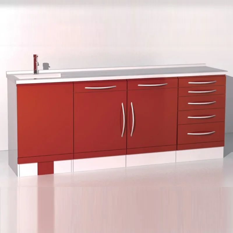 Beautiful and Modern Style Cold-Rolled Steel Dental Clinic Cabinets for