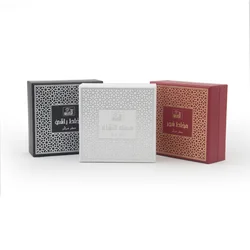 Beautiful Gift Perfume Paper Box Packaging With Hot Stamping , White Black Red