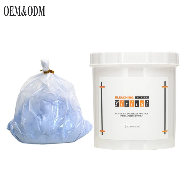 China Hair Bleach Powder Manufacturer OEM Italy Quality Dust Free Hair Bleaching Powder For Hair