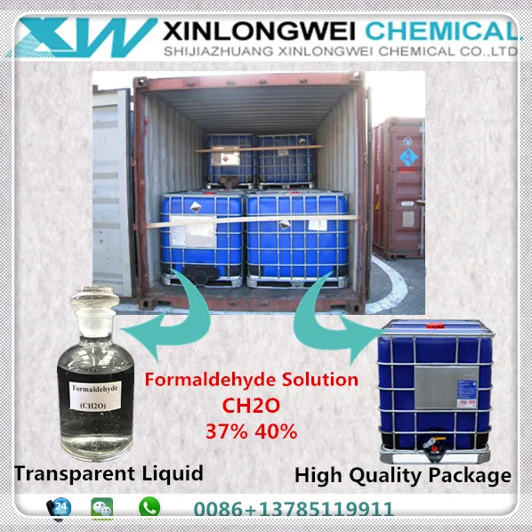 
Best Price 37% Formalin / Formaldehyde liquid (CH2O) 