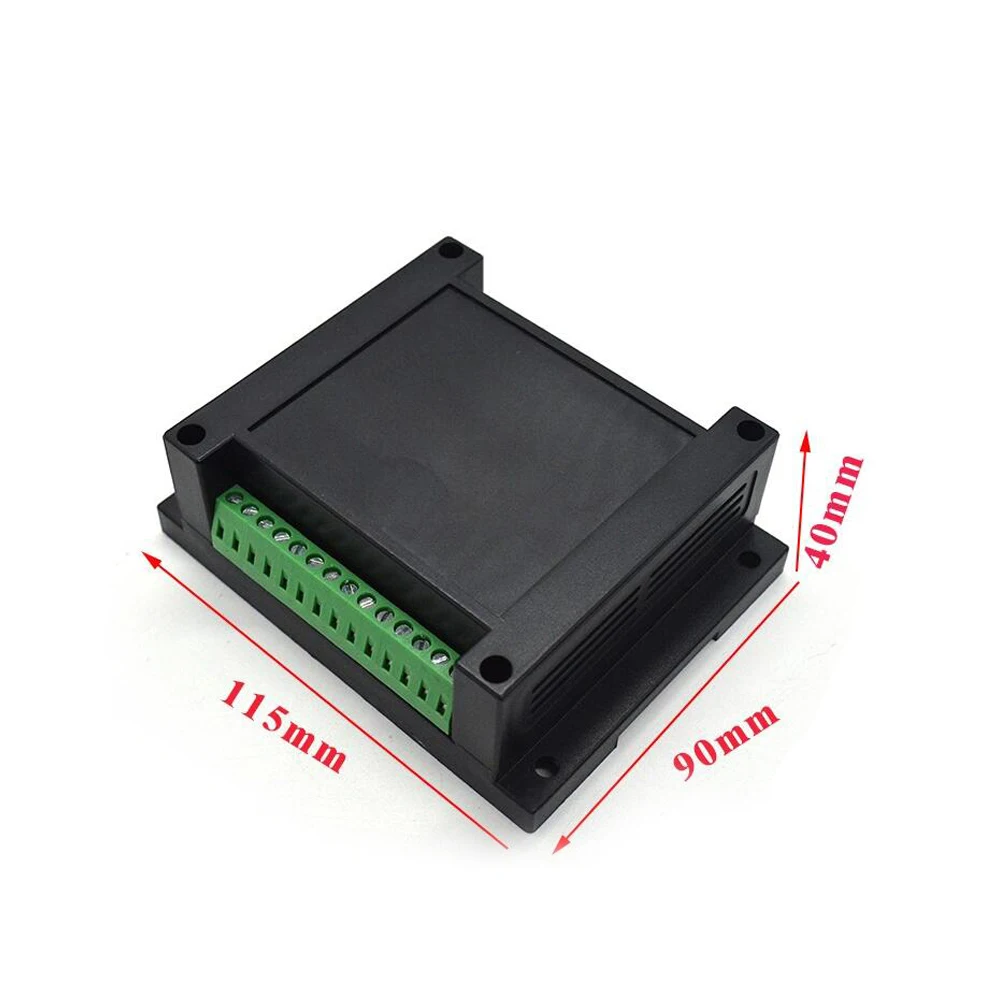 Szomk ABS plastic standard control din rail box with terminal blocks for pcb and electronic