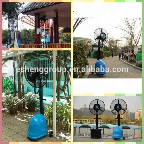 portable fan mist water spray air cooler fan