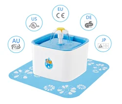 3.5W Low power pet fountain automatic water dispenser,battery operated pet water fountain,pet fountain water dispenser