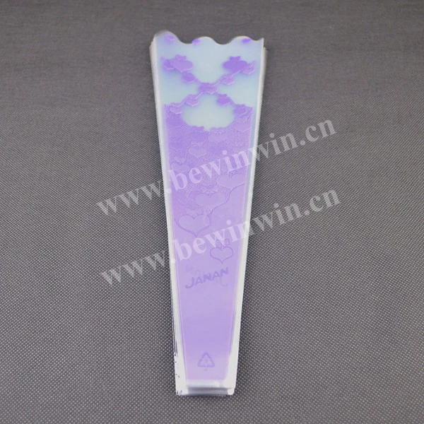 cone shaped cello bags wholesale single rose flower sleeve bag