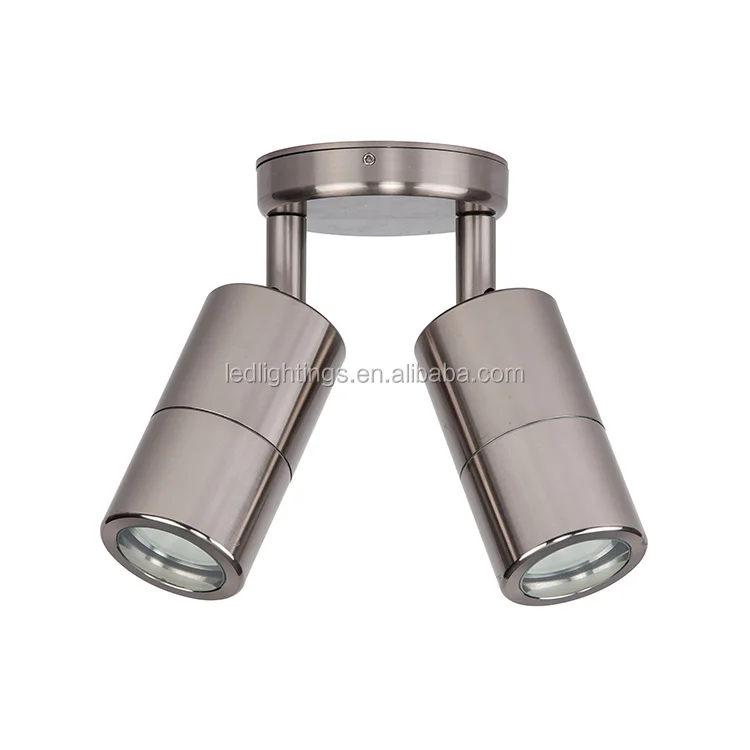 
Ningbo 316 Stainless steel double adjustable outdoor wall light fixture garden spot light IP65 