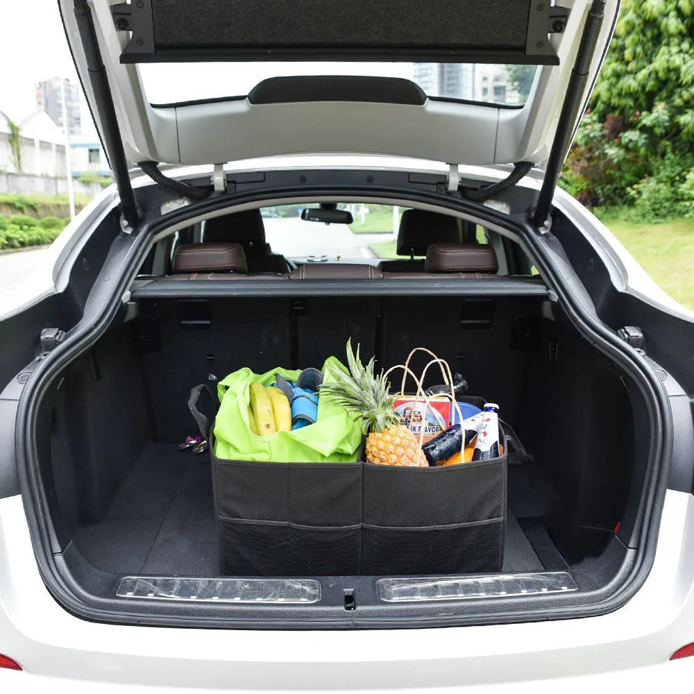 foldable storage box case car storage organizer
