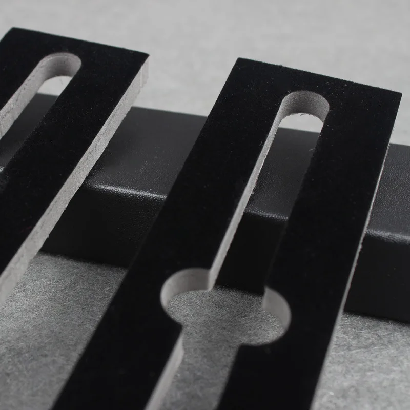 Cheap custom design logo watch black gift drawer rigid slide paper cardboard box with insert velvet foam tray ribbon puller