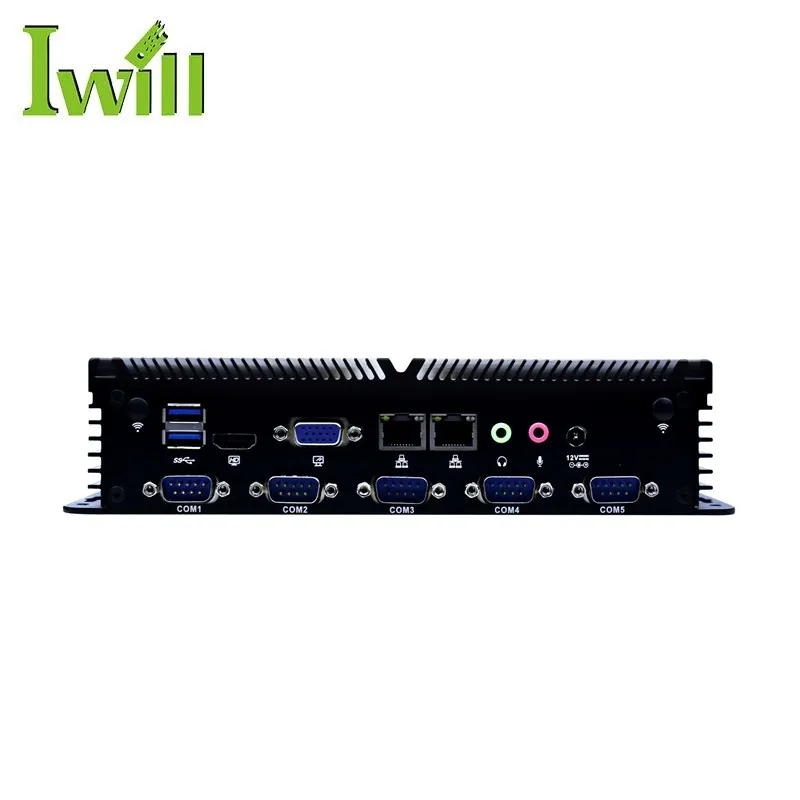 In stock industrial automation computer Core I5 4300U industrial pc price RS 232 422 485