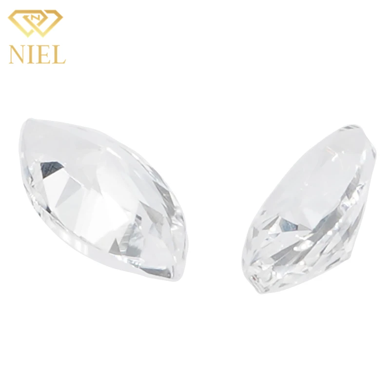 12# loose synthetic gems stones prices gemstones buyers corundum marquise sapphire stone white gemstone