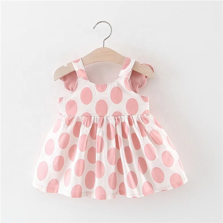 korean style new frock design baby clothes summer top quality cherry girl dresses