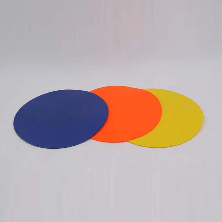 10Pcs Flat Disc Markers, Round Silicone Speed Agility Training Spot Cones Field Marker for Soccer, Basketball, Baseball
