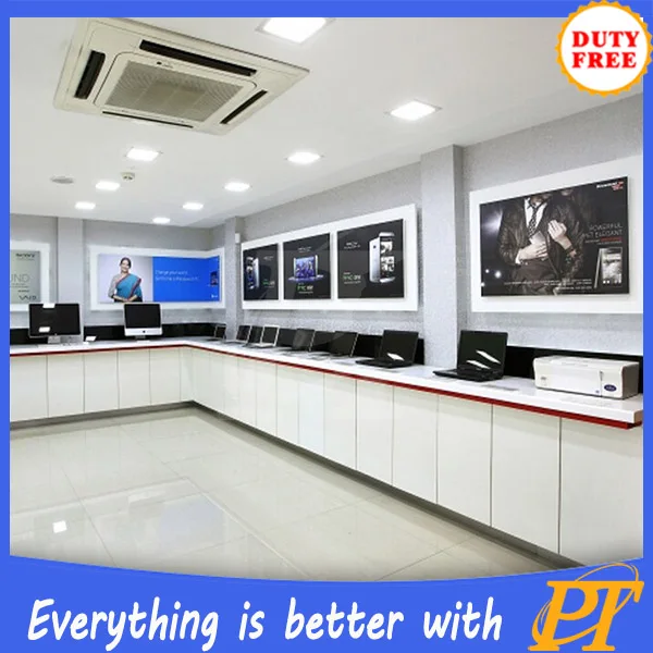 2018 luxury mobile phone retail shop design in GZ factory