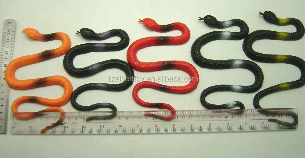 stretch fake realistic rubber novelty snake toys