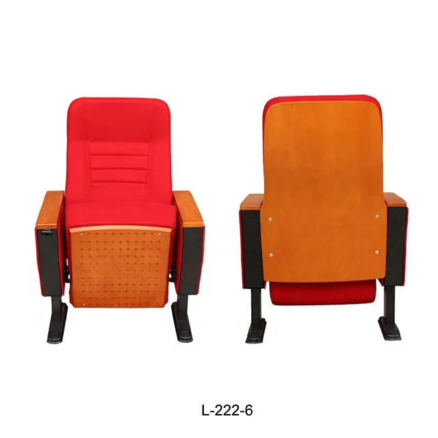 
High quality auditorium seat theater chair red fabric project auditorium chair and desks 